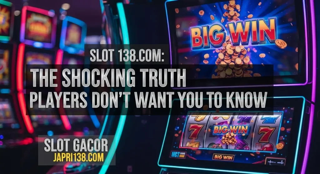 Slot Gacor Japri138.com: The Shocking Truth Players Don’t Want You to Know
