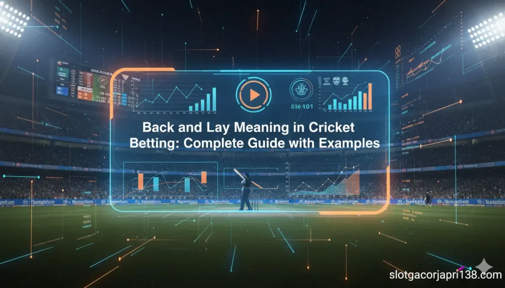 Back and Lay Meaning in Cricket Betting